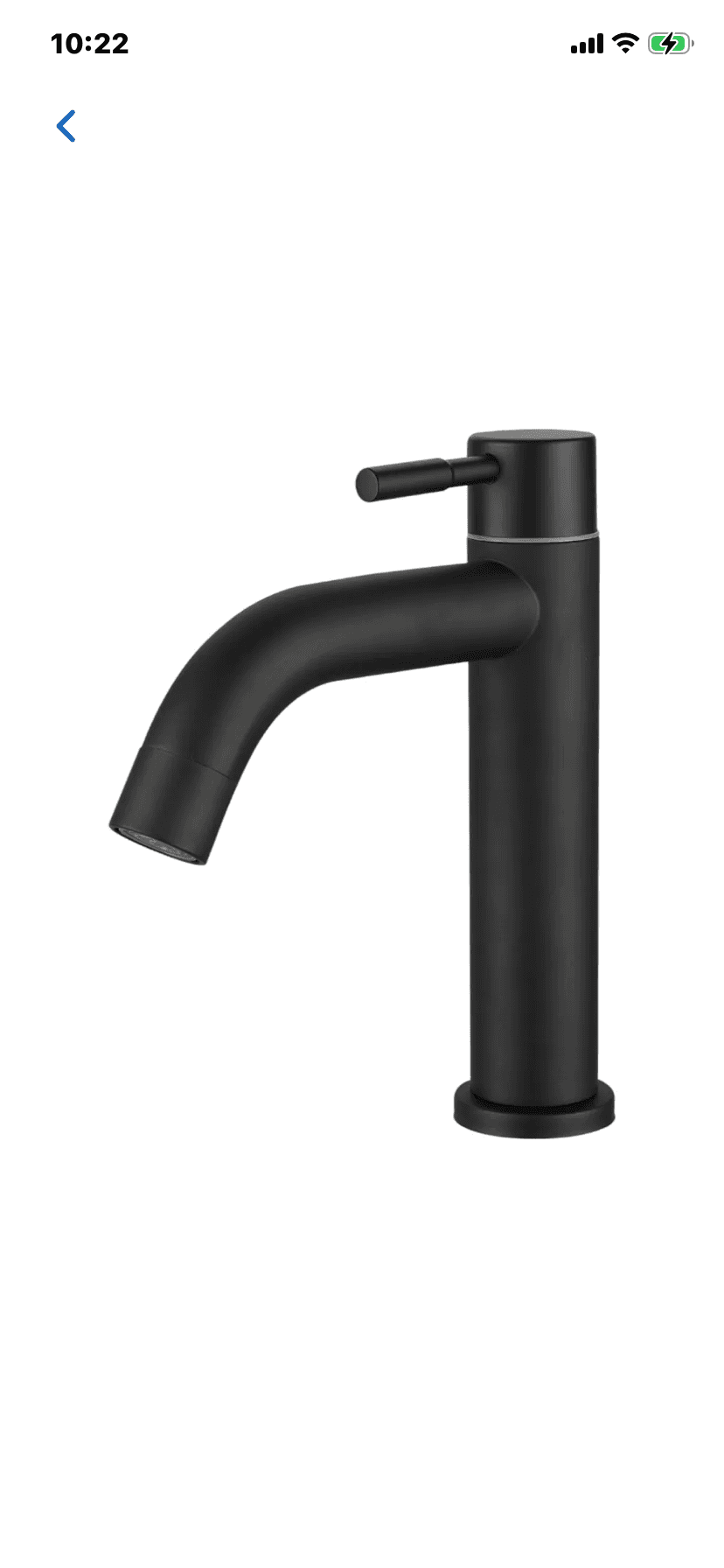 Llave de lavamanos agua fría.
