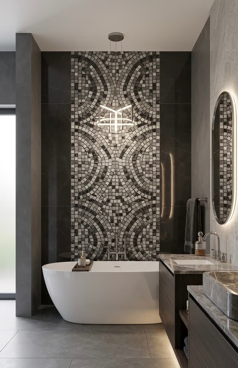 Mosaico decorativo español.